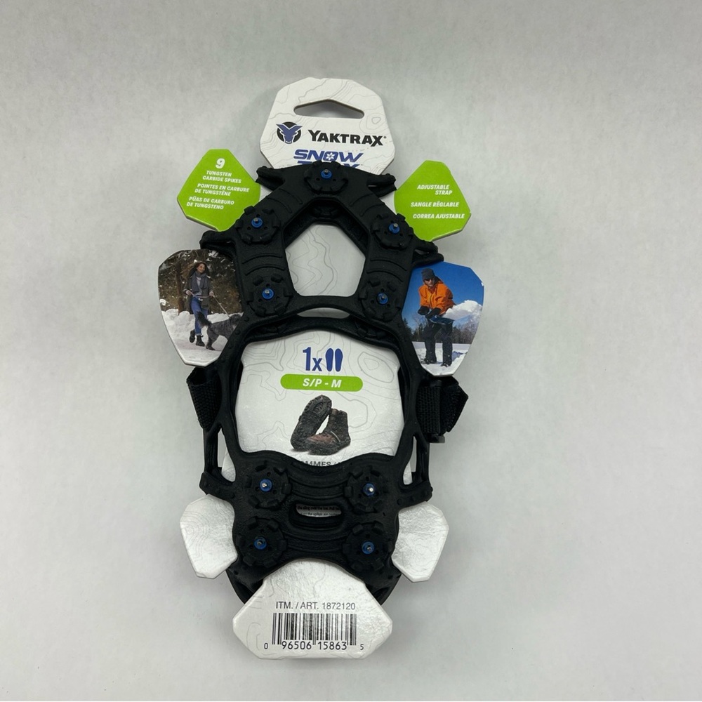 Yaktrax Black Snow Traction Cleats